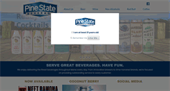 Desktop Screenshot of pinestatebeverage.com